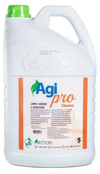 LIMPA VIDROS E ACRILICOS AGIPRO CLEENE 5L