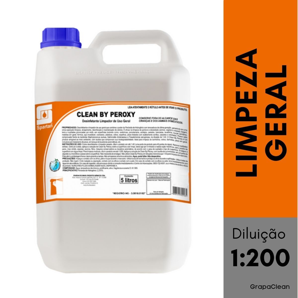 DESINF SPARTAN CLEAN BY PEROXY 5L