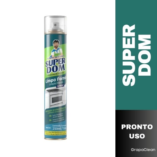 LIMPA FORNO SUPER DOM 250ML /150G