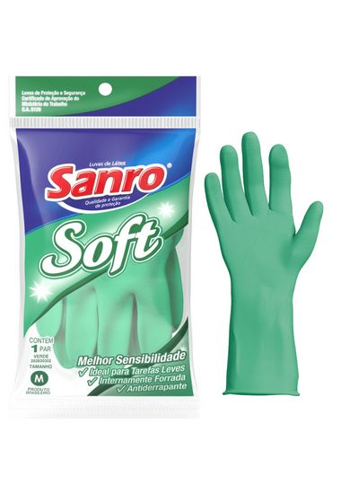 LUVA SANRO SOFT VDE M FLOC