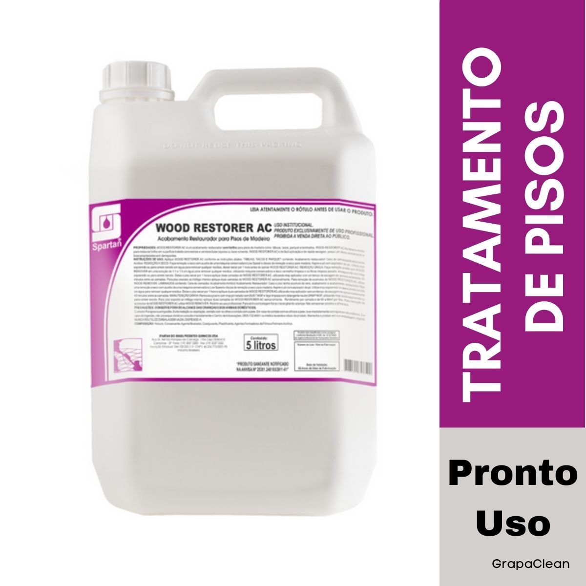 TRATAM DE PISOS WOOD RESTORER AC SPARTAN 5L