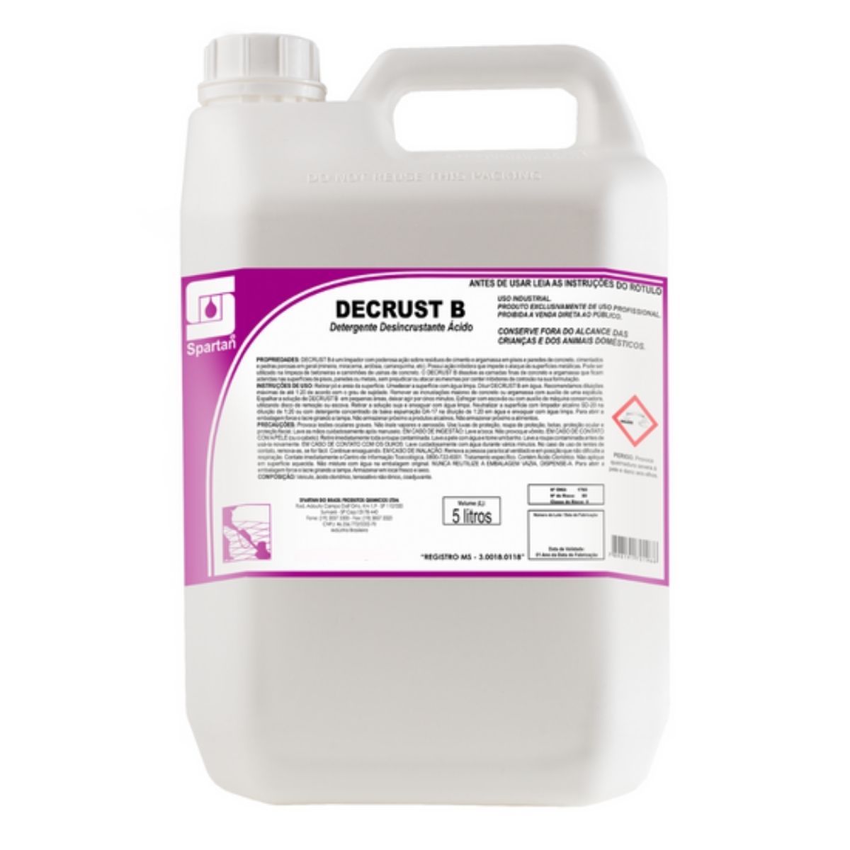 DETG DESINCRUST SPARTAN DECRUST B 5L