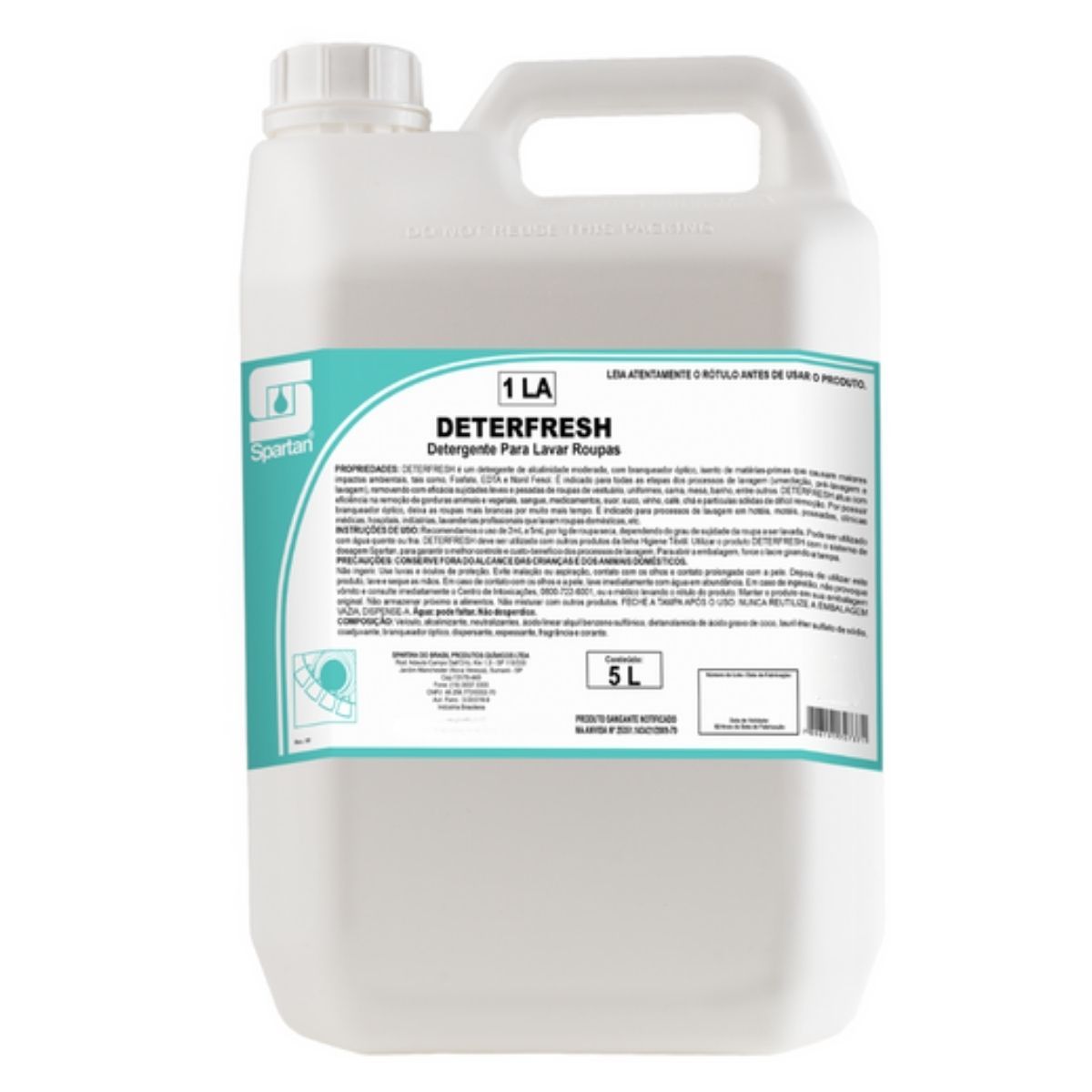 DETG LAVA ROUPAS SPARTAN DETERFRESH 5L