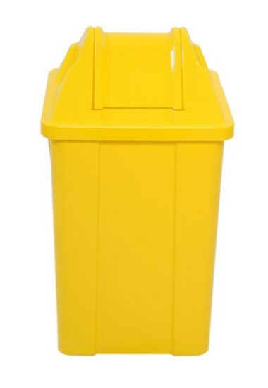 LIXEIRA PLAST.QUAD.60L JSN C/TP VAI VEM AMAR