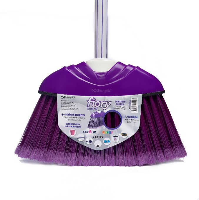 VASSOURA FIORY COM CABO ROXA