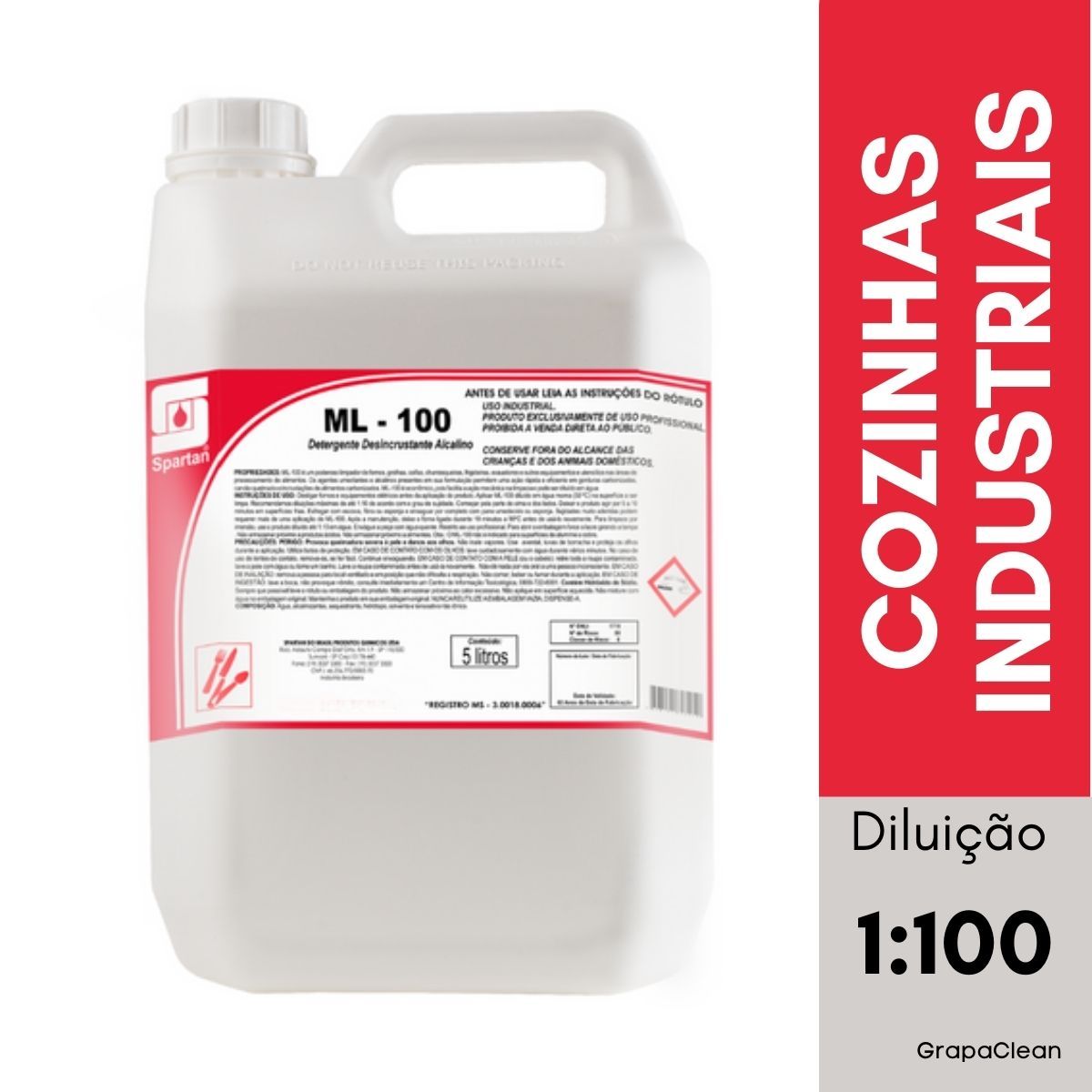 DETG DESINCRUST SPARTAN ML-100 5L