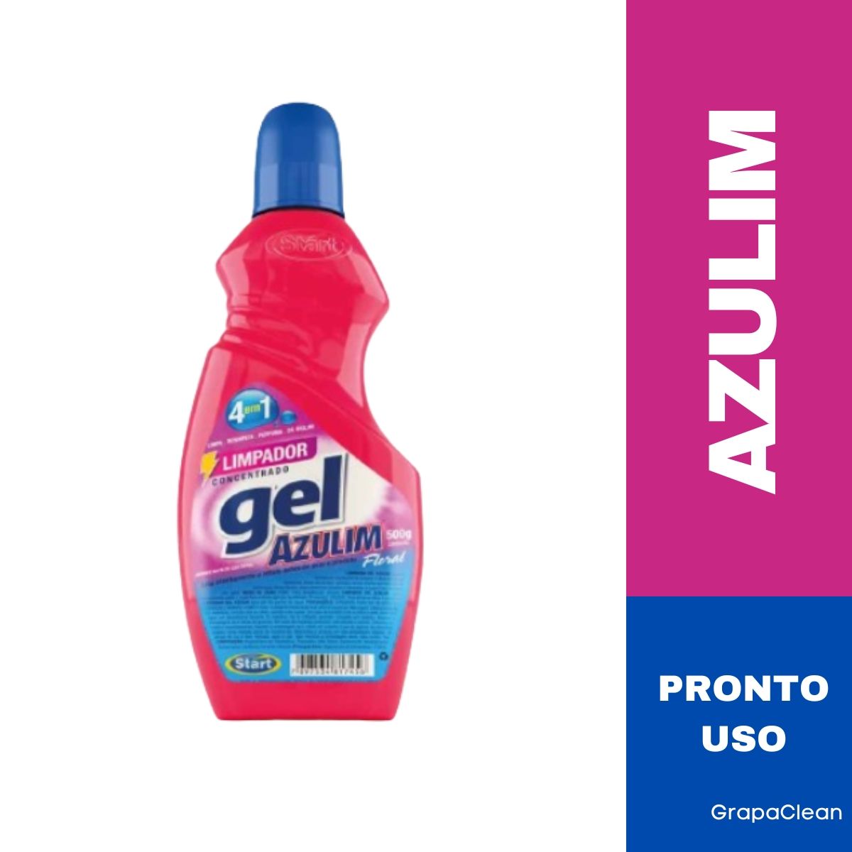 LIMPADOR GEL AZULIM FLORAL 500G