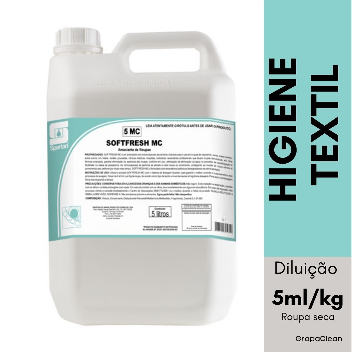 AMACIANTE SPARTAN SOFTFRESH MC 5L
