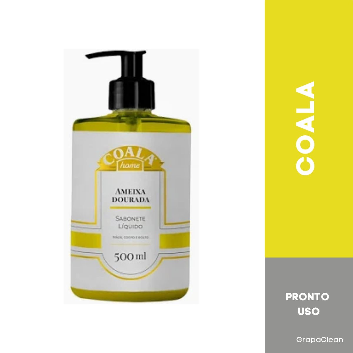 SABONETE LIQ COALA AMEIXA DOURADA PUMP 500ML