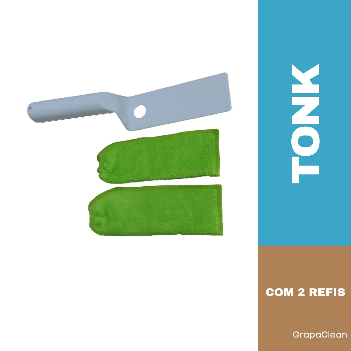 ESPATULA LIMPA VIDROS / FRESTAS TONK C/2R...