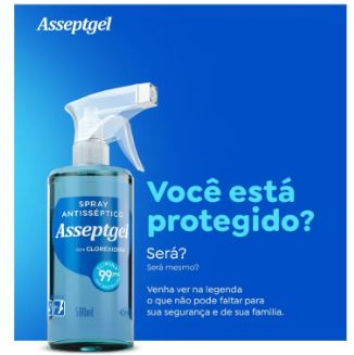 SPRAY ANTISSEPTICO C/CLOREXIDINA ASSEPTGE...