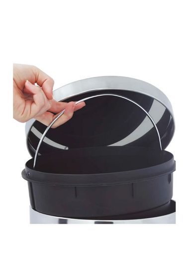 LIXEIRA MOR AGATA 12L INOX