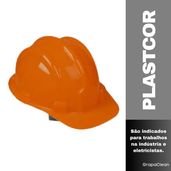 CAPACETE SEG.LARANJA C/CARNEIRA