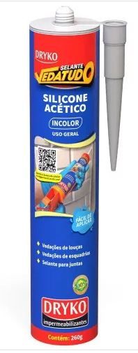 SILICONE ACET DRYCO TRANSP 260G