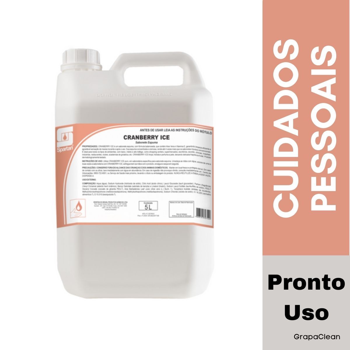 SABONETE ESP SPARTAN CRANBERRY ICE 5L