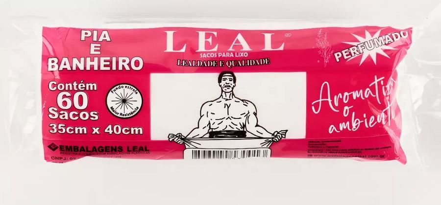 SACO LIXO ROLO 35CM X 40CM BRCO PERFUM C/60