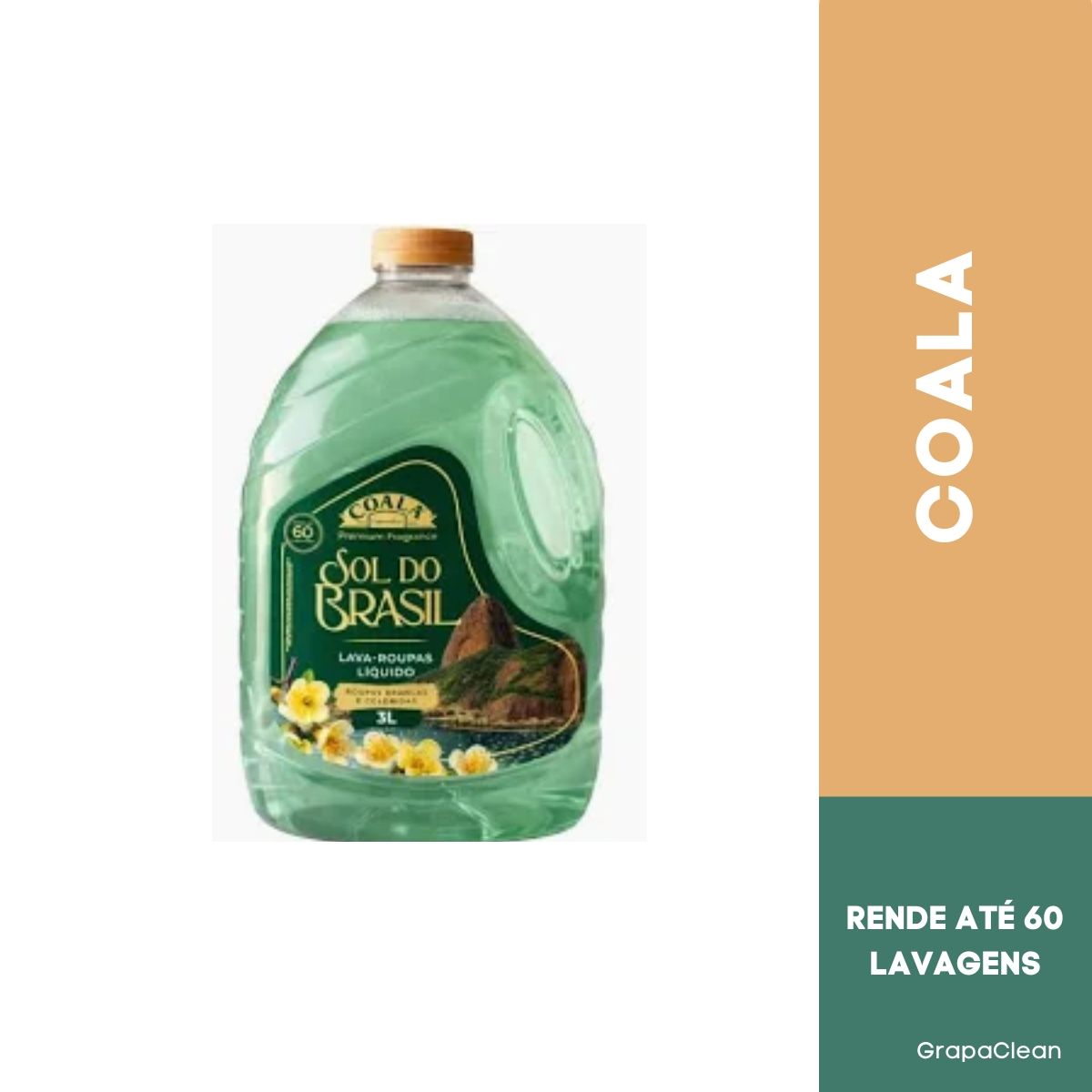 LAVA ROUPAS COALA SOL DO BRASIL LAUNDRY 3LT