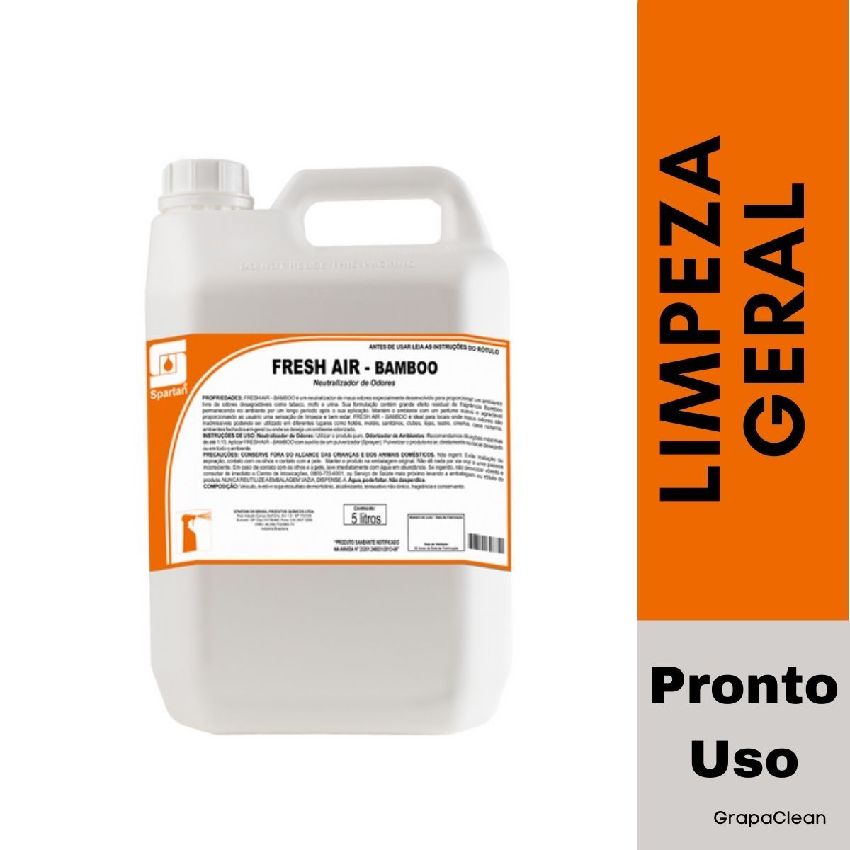 ELIMINADOR ODORES SPARTAN FRESH AIR BAMBO...