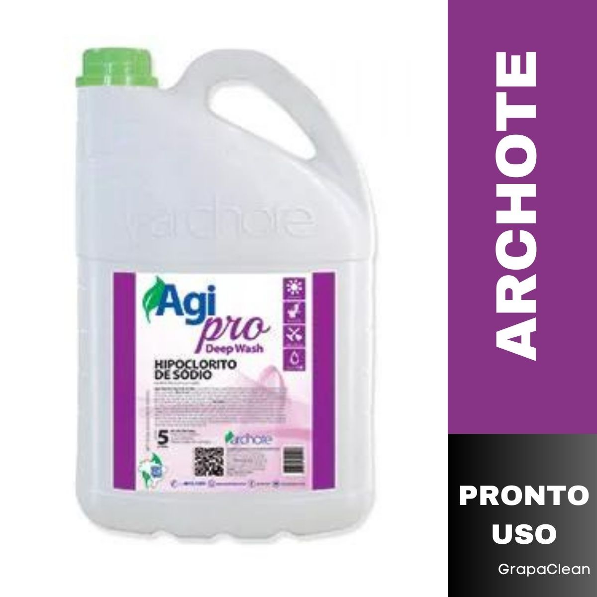 HIPOCLORITO SODIO AGIPRO DEEP WASH 5L