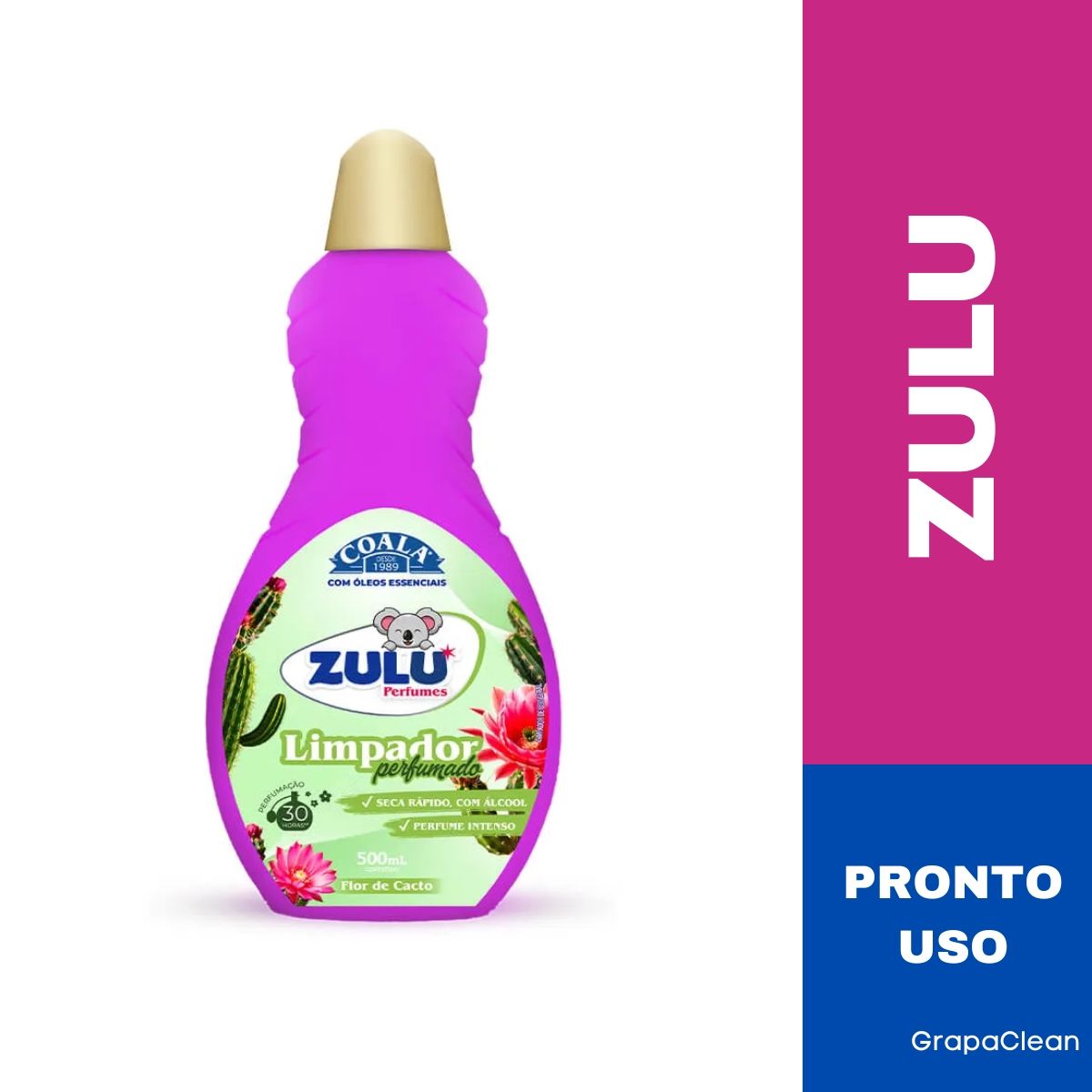 LIMPADOR ZULU PERFUMADO FLOR DE CACTO 500ML