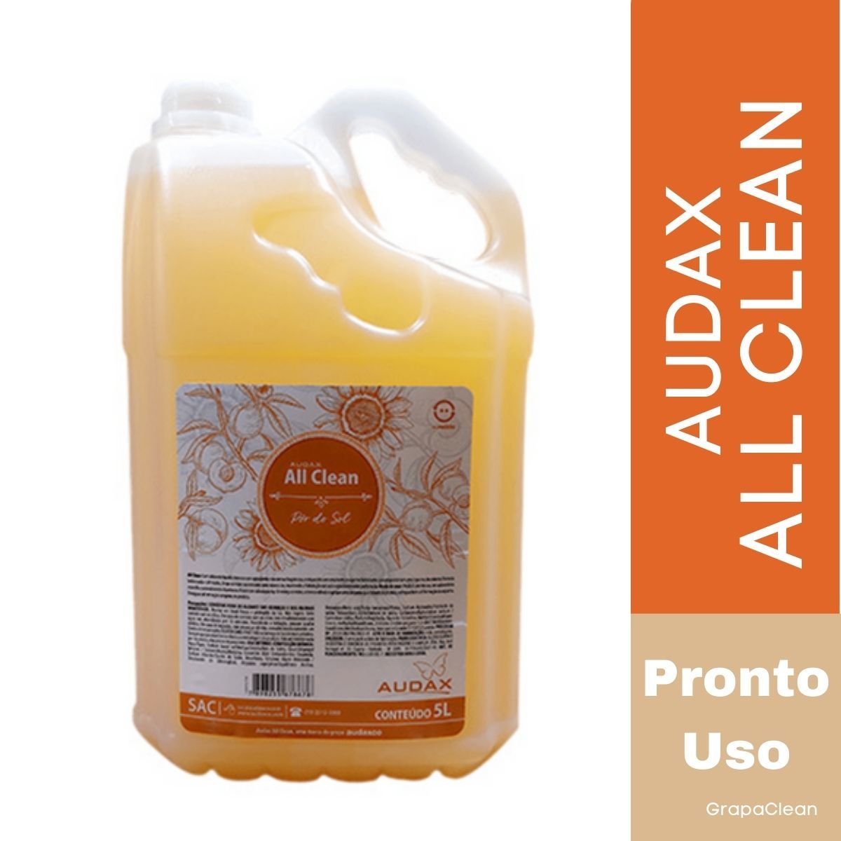 SABONETE LIQ ALL CLEAN POR DO SOL 5L