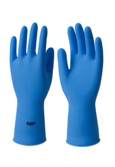 LUVA SANRO LIGHT AZUL P FLOC