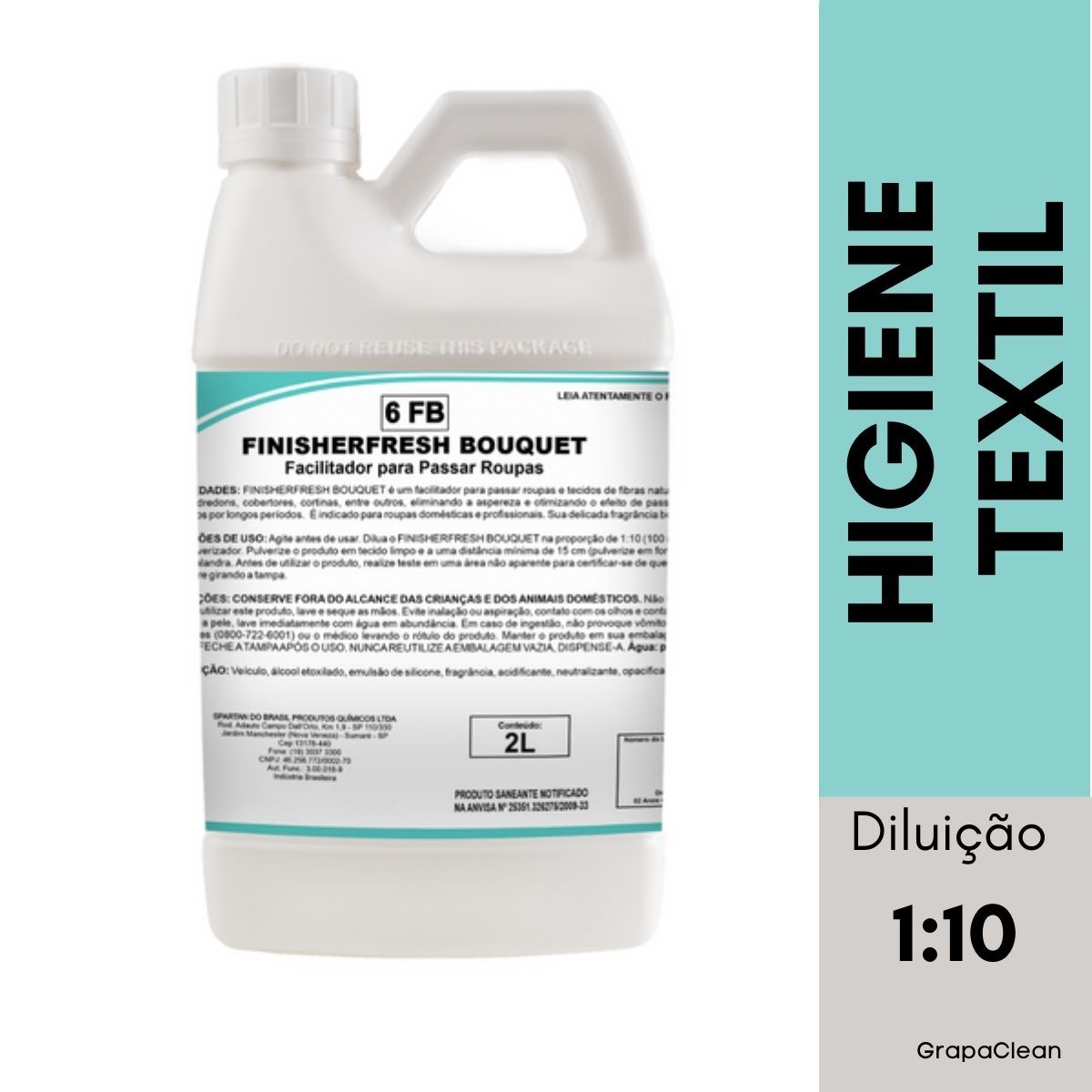 ODORIZADOR SPARTAN FINISHERFRESH BOUQUET 2L