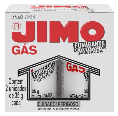 GAS FUMIGANTE JIMO DETETIZADOR C/2 35G