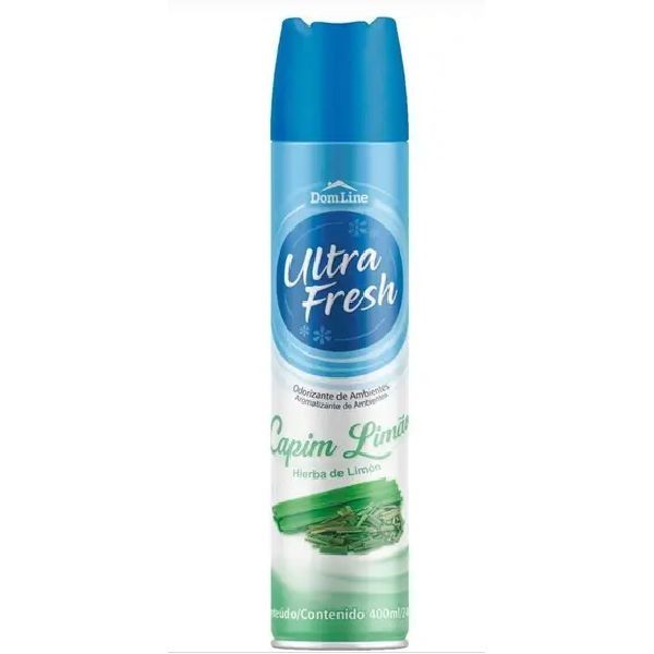 ODORIZADOR ULTRA FRESH CAPIM LIMAO 400ML.
