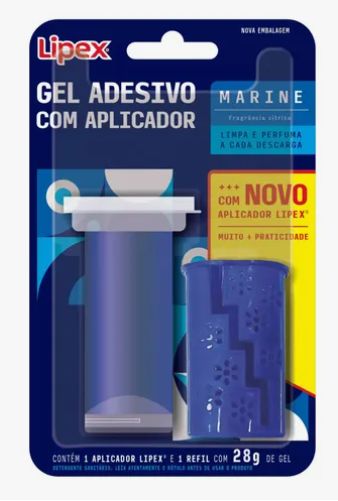 GEL ADESIVO LIPEX MARINE C/AP+REFIL C/6