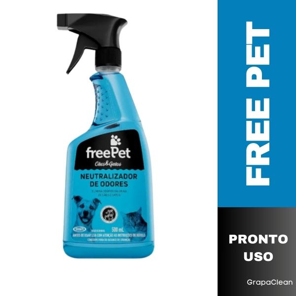 KIT FREE PET: 1 NEUTRALIZADOR 500ML  + 1 ...