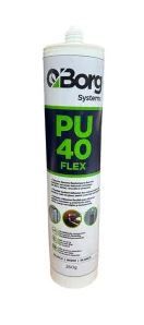 ADESIVO PU40 FLEX QBORG PRETO 360G