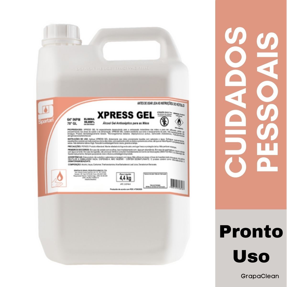 ALCOOL GEL SPARTAN XPRESS 5L