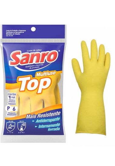 LUVA SANRO TOP AMA P FLOC