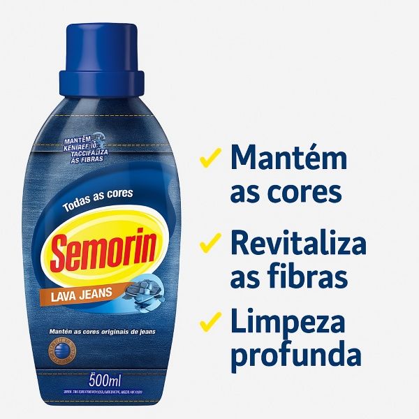 LAVA ROUPAS SEMORIN LAVA JEANS 500ML