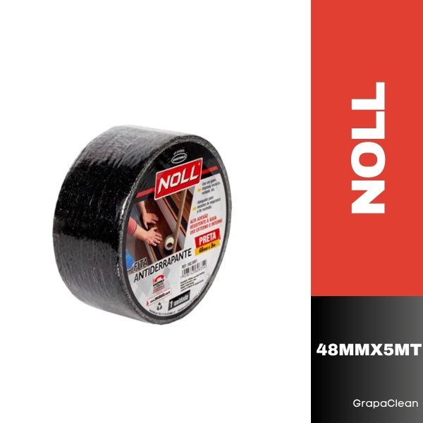 FITA ANTIDERRAPANTE NOLL PRETO 48MMX5MTS