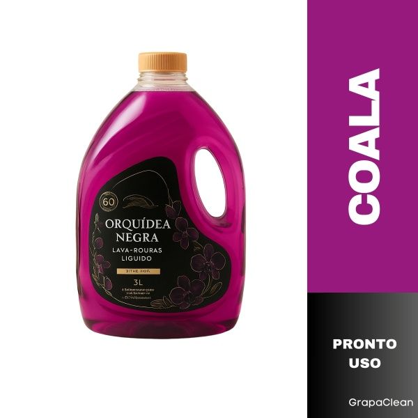 LAVA ROUPAS COALA ORQUIDEA NEGRA  LAUNDRY...