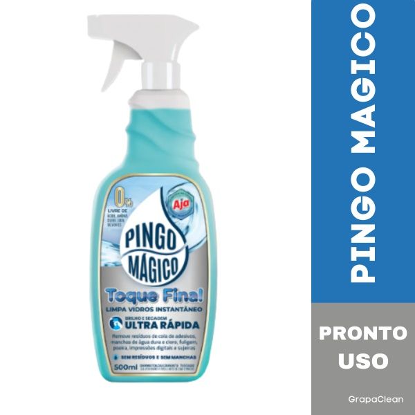 PINGO MAGICO LIMPA VIDROS TOQUE FINAL 500ML