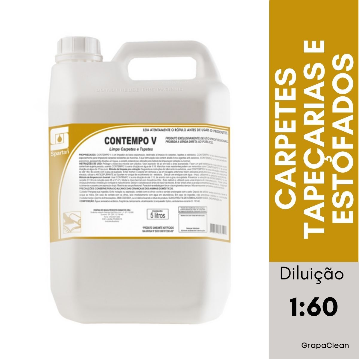 LIMPA CARPETES SPARTAN CONTEMPO V 5L